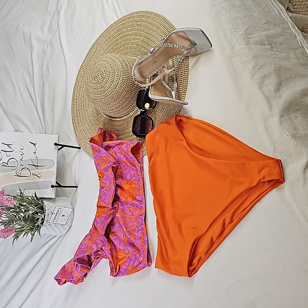 2PC Liberty & Justice Luxury Bikini Swimsuit Set, XXL